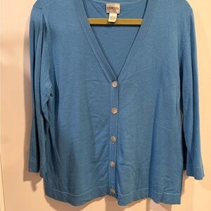 Chico's Teal Knit Top